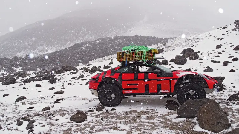 Porsche 911 dans des conditions extrêmes