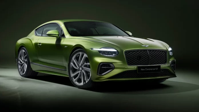 Vue extérieure de la Bentley Continental GT Speed 2024