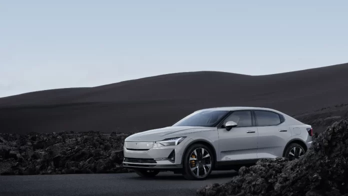 Nouvelle couleur Vapour de la Polestar 2 2025