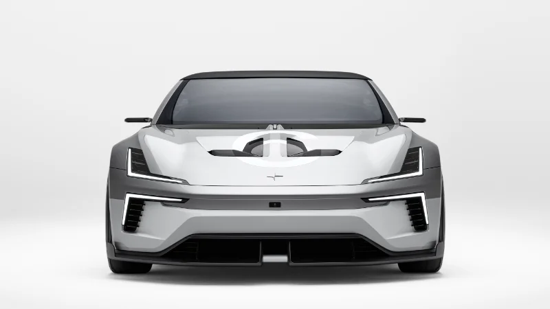 Vue avant de la Polestar Concept BST au Goodwood Festival of Speed