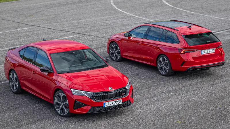 Škoda Octavia RS en version Combi et en version Berline
